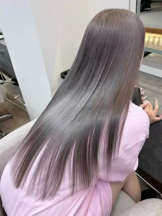 ロング カラー MARQUEE所属・Ayame / ハイトーンカラーのヘアスタイル