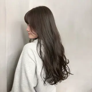 ロング 似合わせレイヤー/ 透明感カラー/天王寺のヘアスタイル