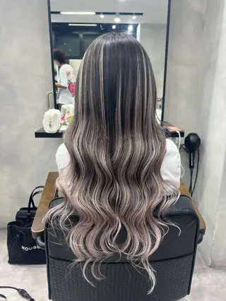 ロング カラー ヘアアレンジ ar+ ❤︎ maiのヘアスタイル
