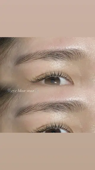 アイブロウ col_ hinaのマツエク・マツパデザイン