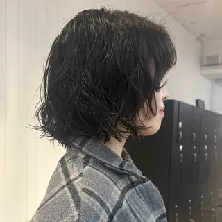 ショート パーマ 新宿東口から5分 ALBUM/こはるのヘアスタイル