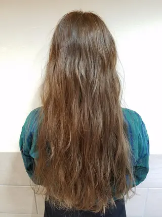 ロング カラー パーマ ヘアアレンジ 可愛いを作る神 ナオヒロのヘアスタイル