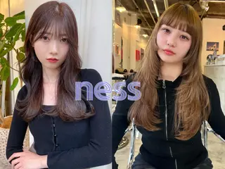 セミロング ness🎖️ カミカリスマ受賞のヘアスタイル