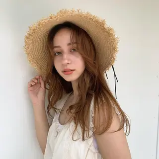 ロング カラー 顔周りレイヤー 🎀マリノのヘアスタイル