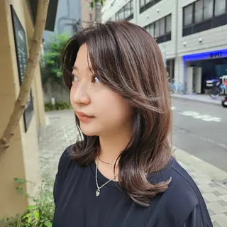 ミディアム 内藤 旭のヘアスタイル