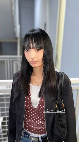 セミロング 艶髪/シールエクステ 🌻ノゾミ🌻のヘアスタイル