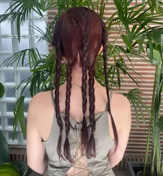 ロング Daisy🎀透け感 カラー🎀JUNAのヘアスタイル