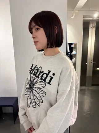 ショート カラー ボブ/似合わせカット /ニュアンスカラーのヘアスタイル