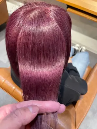 ミディアム カラー 韓国レイヤー髪質改善 💫Tomoya💫のヘアスタイル