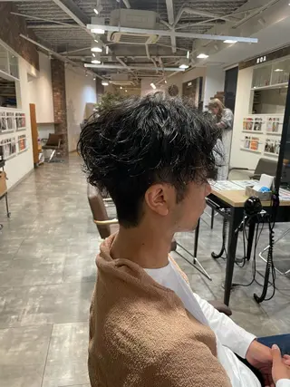 ショート パーマ 髪質改善/レイヤー /ボブ/中村莞太朗のヘアスタイル