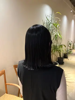 ミディアム まみ/暖色カラー /デザインカラーのヘアスタイル