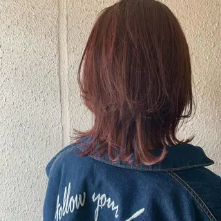 ミディアム カラー chouette/ 根本優希のヘアスタイル