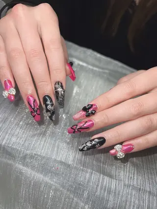 ネイル Lee Nails チップ長さだし専門店のネイルデザイン