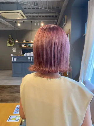 ショート カラー benji 福間所属・丸(マル) ／ショートボブのヘアスタイル