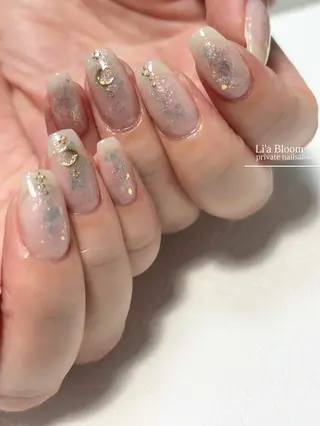 ネイル Li'a Bloom所属・🦋🤍 madoka🤍のネイルデザイン