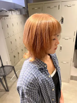 セミロング カラー 韓国レイヤーカット /REIのヘアスタイル