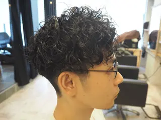 パーマ メンズ メンズ特化/パーマ/ フェードWATARUのヘアスタイル