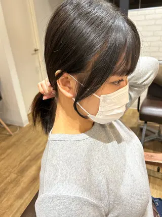 セミロング mai /attraのヘアスタイル