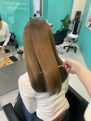 ミディアム カラー mana/髪質改善/ ヘアセット/パーマのヘアスタイル