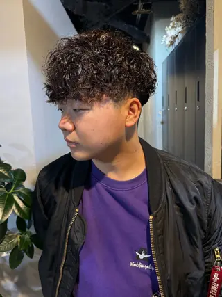 パーマ メンズ メンズ特化美容師/栄 /本間さつきのヘアスタイル