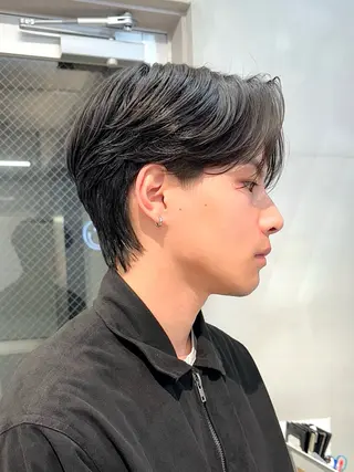 メンズ nicoTOKYO 原宿所属・センターパート /メンズ/海野颯生のヘアスタイル