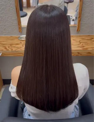 ロング カラー ニシオ ミユのヘアスタイル