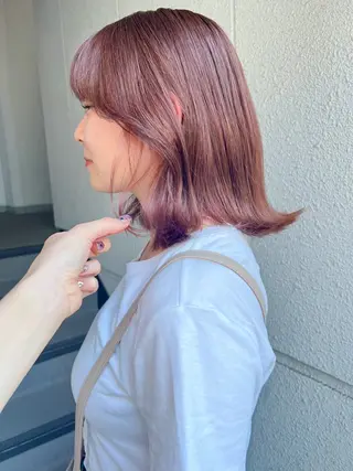 ミディアム カラー カラーパティシエ facce🌼ikoのヘアスタイル
