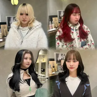 カラー 艶カラー レイヤーカット　ゆめのヘアスタイル