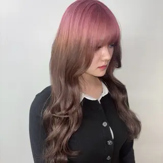 ロング カラー Ren. 🦋デザインカラーのヘアスタイル