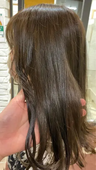 ロング カラー 坂上 立のヘアスタイル