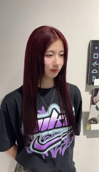 カラー 姫夏 /ハイトーン艶髪🎀のヘアスタイル