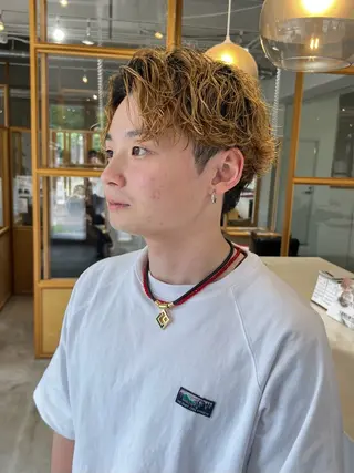 カラー パーマ メンズ メンズパーマのプロ /FERIA蛭田貴弘のヘアスタイル