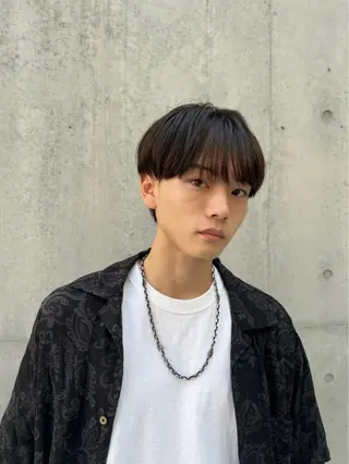 カラー メンズ 🌈艶髪ベージュ🌈 ユウトのヘアスタイル