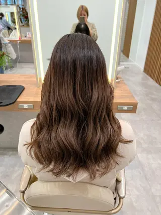 ロング カラー 一ノ瀬 蘭のヘアスタイル