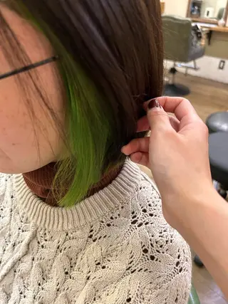 ミディアム 馬場 瑞穂のヘアスタイル