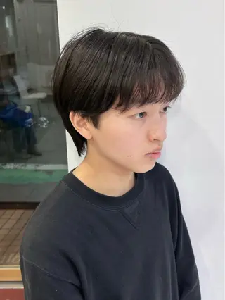 ショート メンズ レイヤーカット🐺 hina🩶のヘアスタイル