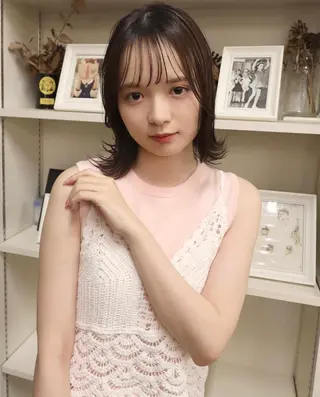 ミディアム irwi所属・Ebihara Satomiのヘアスタイル