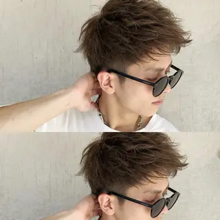 ショート BABY 艶髪暗髪ヘア💖達人のヘアスタイル