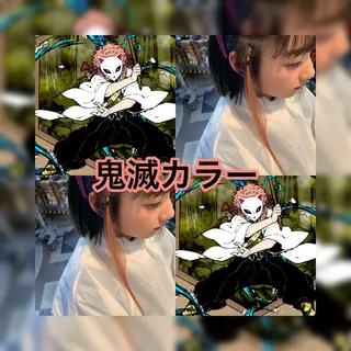 ロング カラー haco+所属・🌈派手髪エクステ ブレイズ🌈ひろとのヘアスタイル