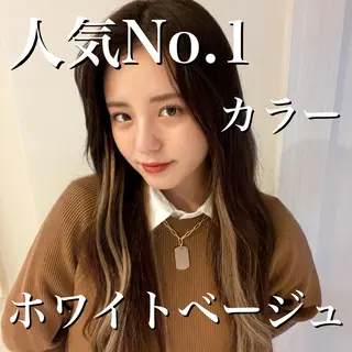 ロング カラー 韓国ヘア/艶カラー /田中悠佑のヘアスタイル