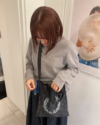 ショート カラー riria/ボブ /ブラウンカラー🎀のヘアスタイル