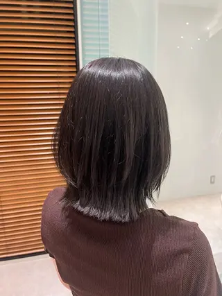 ショート カラー 顔周りカット/ 透明感カラー/ユナのヘアスタイル