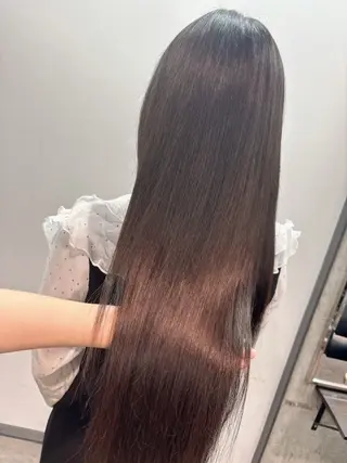 ロング 🫧シールエクステ/ 艶カラー🫧アサミ️のヘアスタイル