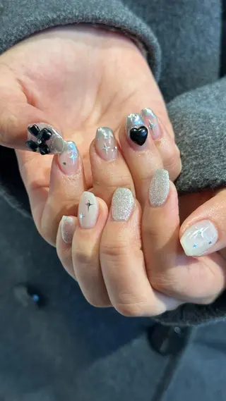 ネイル 🎀韓国レイヤー特化 🎀ベージュ/ミクのヘアスタイル