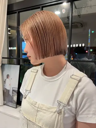 ショート カラー 和泉市フルール 古賀　薫のヘアスタイル