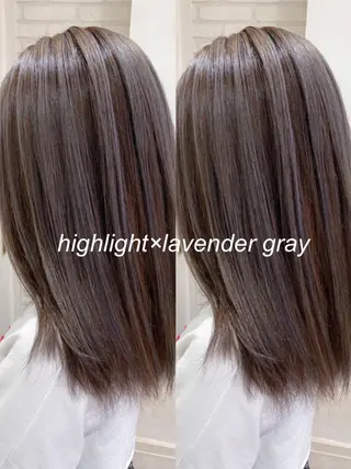 ミディアム カラー 横浜🍒ルーツカラー エクステ／RIEのヘアスタイル