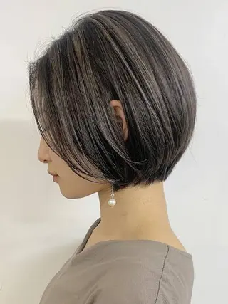 ミディアム ✨−5歳大人ショート ヘア✨れいじのヘアスタイル