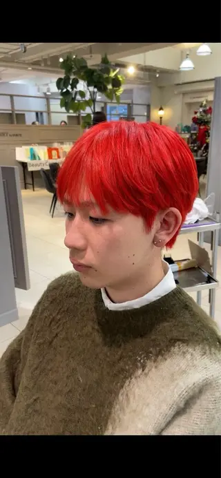 カラー メンズ センターパート/眉毛 メンズカットNEXTのヘアスタイル