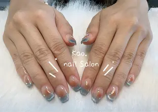 ネイル kao nail マグネット/長さだしのネイルデザイン
