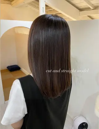 セミロング パーマ flen所属・𖤣𖥧𖥣𖥧田中 姫乃𖤣𖥧𖥣𖡡のヘアスタイル